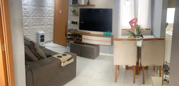 Apartamento com 2 Quartos à venda, 49m² no Chácaras Reunidas Santa Terezinha, Contagem