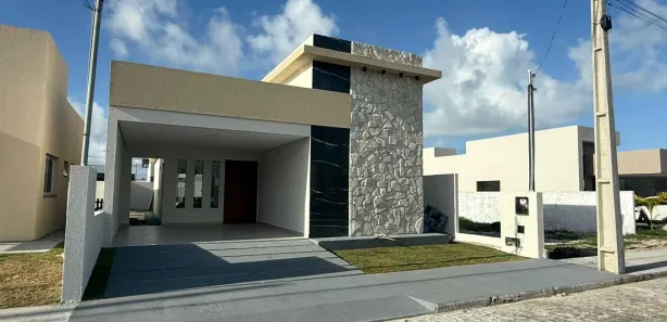 Casa de Condomínio com 3 Quartos à venda, 133m² no Zona de Expansão (Olhos D'Agua), Barra dos Coqueiros