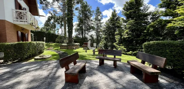 Casa de Condomínio com 6 Quartos para venda ou aluguel, 600m² no Lot Valeu Noiva, Campos do Jordão