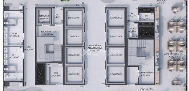 Andar / Laje corporativa à venda, 133m² no Centro, Cascavel