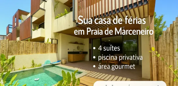 Casa de Condomínio com 4 Quartos à venda, 197m² no , Passo de Camaragibe