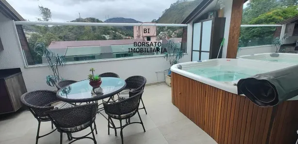 Cobertura com 3 Quartos à venda, 150m² no Samambaia, Petrópolis