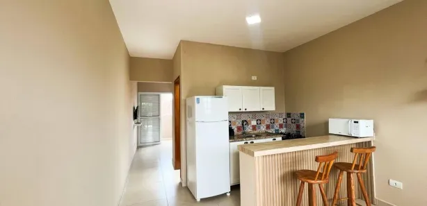 Flat com 1 Quarto para alugar, 32m² no Loteamento Jardim Aruan, Caraguatatuba