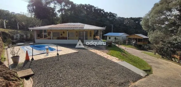 Fazenda / Sítio / Chácara com 3 Quartos à venda, 12864m² no Uvaia, Ponta Grossa