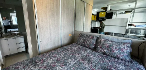 Apartamento com 1 Quarto para alugar, 33m² no Santo Amaro, São Paulo