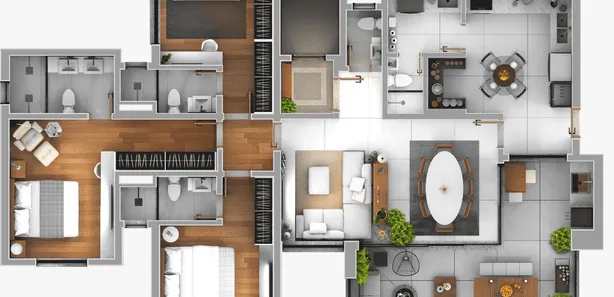 Apartamento com 3 Quartos à venda, 137m² no São Vicente de Paulo, Pouso Alegre