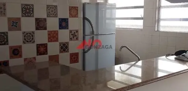 Apartamento com 2 Quartos para alugar, 55m² no Gonzaga, Santos