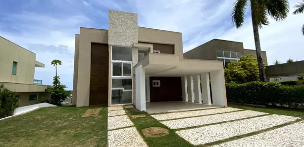 Casa de Condomínio com 4 Quartos à venda, 397m² no Alphaville (Abrantes), Camaçari