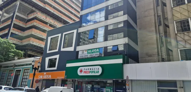 Andar / Laje corporativa para alugar, 270m² no Centro, Curitiba