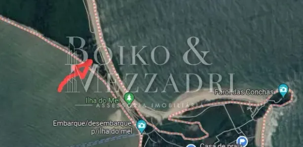 Terreno / Lote / Condomínio à venda, 900m² no Ilha do Mel, Paranaguá