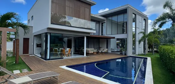 Casa de Condomínio com 5 Quartos à venda, 520m² no Alphaville (Abrantes), Camaçari