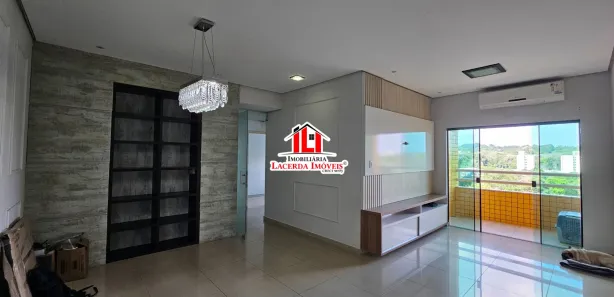 Apartamento com 3 Quartos para alugar, 94m² no Ponta Negra, Manaus