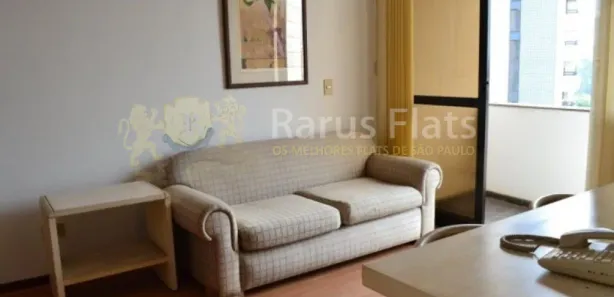Flat com 1 Quarto para alugar, 45m² no Paraíso do Morumbi, São Paulo