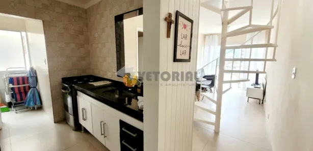 Cobertura com 3 Quartos para venda ou aluguel, 120m² no Balneário Copacabana, Caraguatatuba