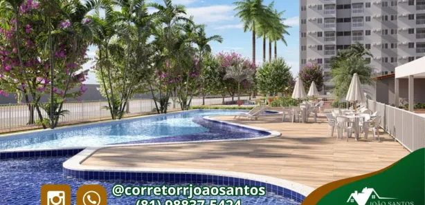 Apartamento com 3 Quartos à venda, 73m² no Capibaribe, São Lourenço da Mata