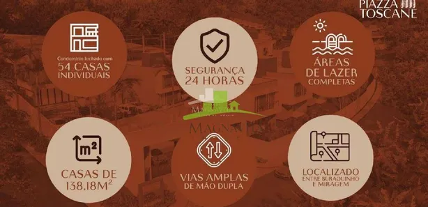Casa de Condomínio com 4 Quartos à venda, 145m² no Buraquinho, Lauro de Freitas