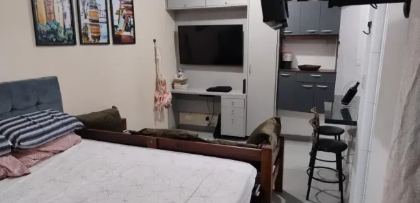 Kitnet com 1 Quarto à venda, 34m² no Ponta da Praia, Santos