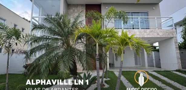 Casa de Condomínio com 4 Quartos para venda ou aluguel, 397m² no Alphaville (Abrantes), Camaçari