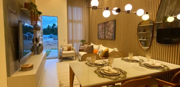 Casa de Condomínio com 3 Quartos à venda, 83m² no Centro, Barra dos Coqueiros