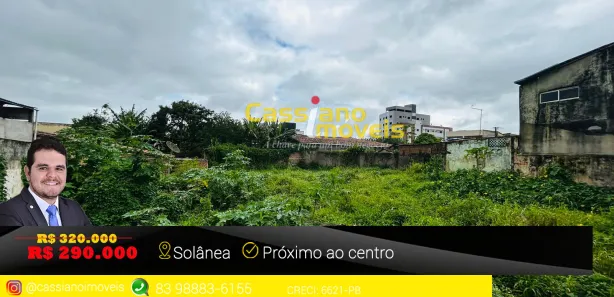 Terreno / Lote / Condomínio à venda, 893m² no Centro, Solânea