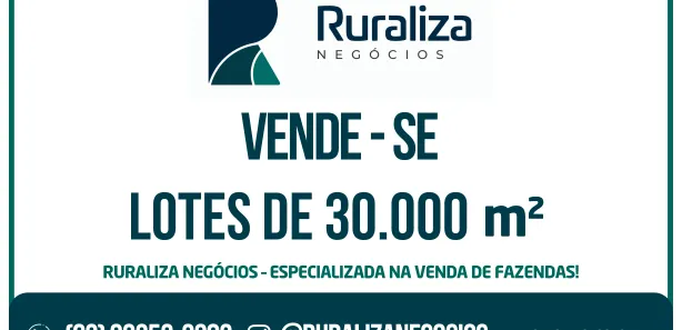 Terreno / Lote / Condomínio à venda, 30000m² no , Paraíso do Tocantins