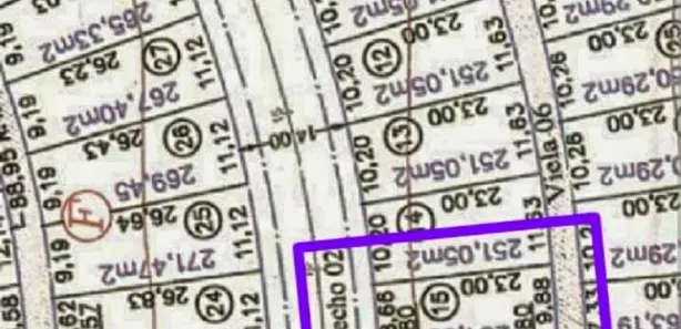 Terreno / Lote / Condomínio à venda, 254m² no Caçapava Velha, Caçapava