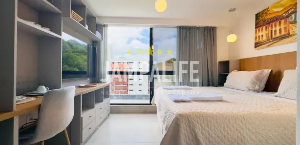 Flat com 1 Quarto à venda, 24m² no Cabo Branco, João Pessoa