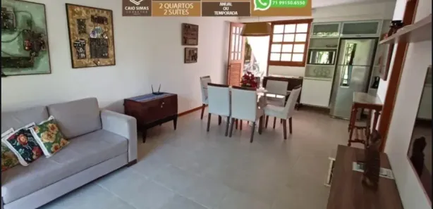 Flat com 2 Quartos para alugar, 68m² no Praia do Forte, Mata de São João