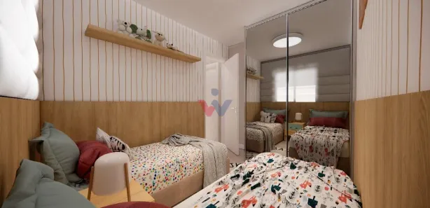 Apartamento com 2 Quartos à venda, 43m² no Loteamento Bieda, Campo Largo