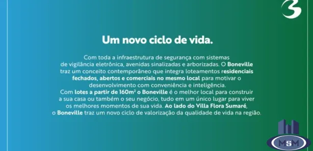 Terreno / Lote / Condomínio à venda, 160m² no Parque Manoel de Vasconcelos, Sumaré