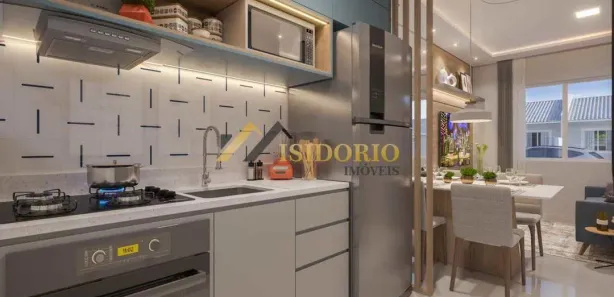 Casa de Condomínio com 2 Quartos à venda, 39m² no Iguaçu, Fazenda Rio Grande