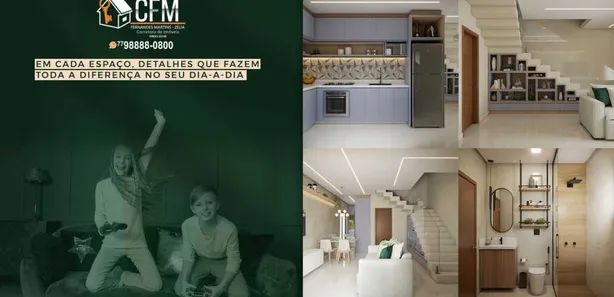 Sobrado com 3 Quartos à venda, 92m² no Boa Vista, Vitória da Conquista