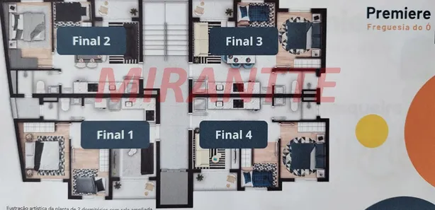 Apartamento com 2 Quartos à venda, 37m² no Vila Palmeiras, São Paulo