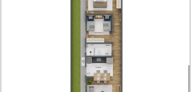 Casa com 2 Quartos à venda, 55m² no Jardim Lidia Maria, Embu-Guaçu
