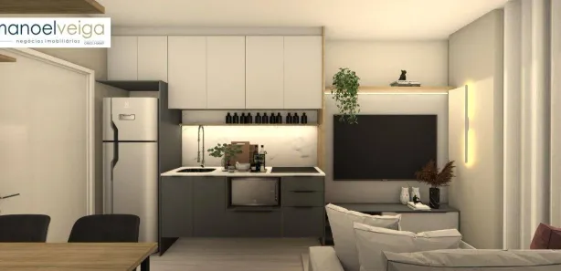Apartamento com 1 Quarto para venda ou aluguel, 24m² no Alto da Rua XV, Curitiba