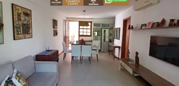 Flat com 2 Quartos para alugar, 68m² no Praia do Forte, Mata de São João