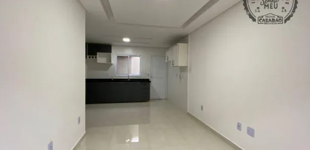 Casa de Condomínio com 2 Quartos para alugar, 75m² no Guilhermina, Praia Grande