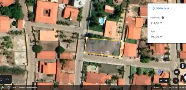 Terreno / Lote / Condomínio para venda ou aluguel, 690m² no Coqueiro, Luís Correia