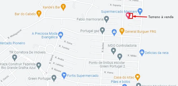Terreno / Lote / Condomínio à venda, 270m² no Nações, Fazenda Rio Grande
