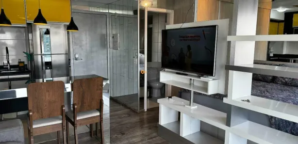 Apartamento com 1 Quarto para alugar, 33m² no Santo Amaro, São Paulo