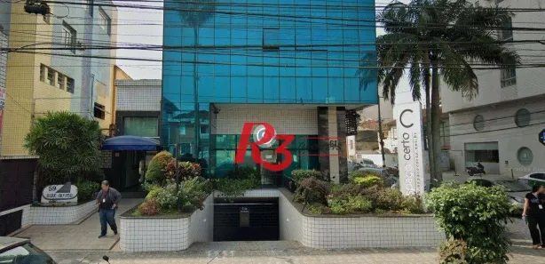 Conjunto Comercial / Sala para alugar, 115m² no Gonzaga, Santos