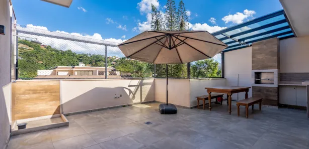 Cobertura com 3 Quartos à venda, 153m² no Itaipava, Petrópolis