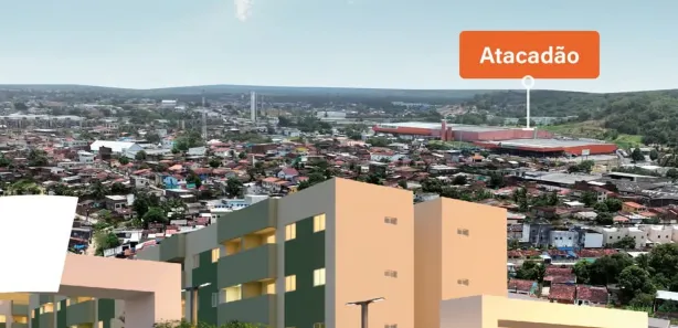 Apartamento com 2 Quartos à venda, 51m² no Santa Luzia, Igarassu