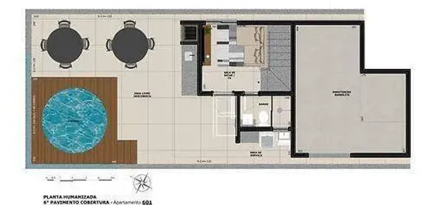 Cobertura com 2 Quartos à venda, 114m² no Ana Lúcia, Sabará