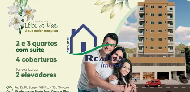 Cobertura com 3 Quartos à venda, 53m² no Pita, São Gonçalo