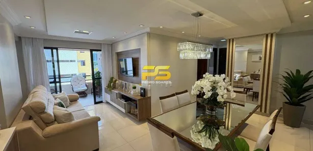 Apartamento com 3 Quartos à venda, 116m² no Tambaú, João Pessoa