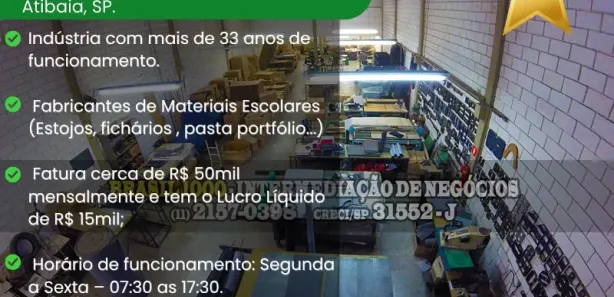 Loja / Salão / Ponto Comercial à venda, 150m² no Centro, Atibaia