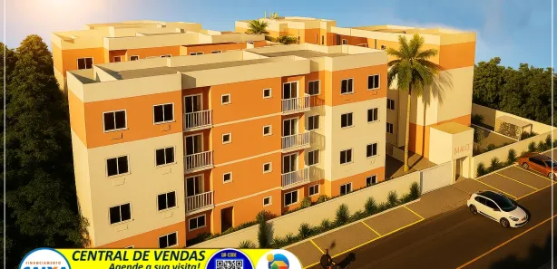 Apartamento com 2 Quartos à venda, 46m² no Santo Expedito, Itaboraí