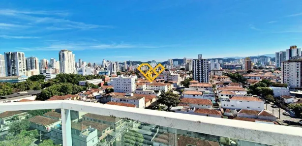 Apartamento com 3 Quartos para alugar, 104m² no Boqueirão, Santos