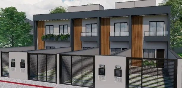 Sobrado com 2 Quartos à venda, 72m² no Jardim Iririú, Joinville